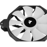 Corsair iCUE SP140 RGB ELITE, Ventilateur de boîtier Noir, 2 pièces, 4-pins PWM fan-connector, ontrôleur iCUE Lighting Node CORE inclus