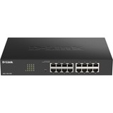 D-Link DGS-1100-16V2 Géré L2 Gigabit Ethernet (10/100/1000) Noir, Switch Géré, L2, Gigabit Ethernet (10/100/1000), Full duplex, Grille de montage