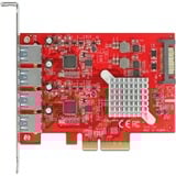 DeLOCK 90481 carte et adaptateur d'interfaces Interne USB 3.2 Gen 2 (3.1 Gen 2), Contrôleur USB PCIe, USB 3.2 Gen 2 (3.1 Gen 2), PCIe 3.0, SATA 15 broches, 10 Gbit/s, 5 V