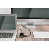 Digitus Adaptateur/convertisseur 3 en 1 DisplayPort > DisplayPort + HDMI + DVI + VGA Noir