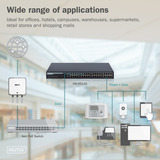 Digitus Injecteur PoE+ Ethernet 10G 16 ports, 802.3at 250 W, PoE-Injecteur 