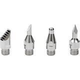Dremel Set d'accessoires VersaTip pour pyrogravure (204), Fer à souder Argent