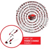 EINHELL 3410901 débroussailleuse et coupe-bordure Batterie Noir, Rouge, Coupe-bordures Rouge/Noir, Noir, Rouge, Batterie, 18 V