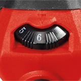 EINHELL TE-MG 350 EQ Multitool, Outil de multi fonction Rouge/Noir, Mallette, lame de scie plongeante et papier de verre inclus