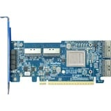 HighPoint Rocket 1628A PCIe Gen5 x16 vers 4-MCIOx8 NVMe Switch Adapter, Carte d'interface 