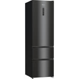 Hisense RM469N4AFD1 Pose libre 368 L Noir, French Door Acier inoxydable (foncé), 368 L, SN-N, 13 kg/24h, D, Nouvelle zone compartiment, Noir