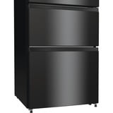 Hisense RM469N4AFD1 Pose libre 368 L Noir, French Door Acier inoxydable (foncé), 368 L, SN-N, 13 kg/24h, D, Nouvelle zone compartiment, Noir