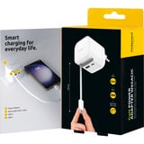 Intenso Adaptateur secteur W65ACIC GaN chargeur Blanc, 2x USB-C, 1x USB-A