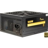 Inter-Tech GPS-900 unité d'alimentation d'énergie 900 W 20+4 pin ATX ATX Noir alimentation  Noir, 900 W, 100 - 240 V, 47 - 63 Hz, 10 A, 5 A, 100 W