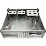 Inter-Tech  boîtier rack Noir | 2x USB-A