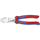 KNIPEX Coupe-câbles puissant 74 05 200, Tenailles de cran Rouge/Bleu
