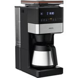 Krups Grind Aroma XL KT8428 avec moulin, Machine à café à filtre Noir/en acier inoxydable