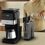 Krups Grind Aroma XL KT8428 avec moulin, Machine à café à filtre Noir/en acier inoxydable