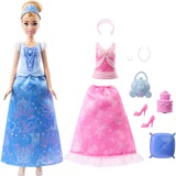 Mattel Princesses Disney-Poupée Cendrillon et Tenues-Coffret avec accessoires Disney Princess Princesses Disney-Poupée Cendrillon et Tenues-Coffret avec accessoires, Poupée mannequin, Femelle, 3 an(s), Garçon/Fille, 293 mm, 40 g