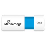 MediaRange Color Edition 64 GB, Clé USB Blanc/Bleu clair