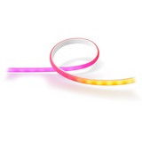 Philips Hue Extension du Gradient Lightstrip Ambiance 1 mètre, Bande LED Philips Hue White and Color ambiance Extension du Gradient Lightstrip Ambiance 1 mètre, Eclairage intelligent par bande, Bluetooth/Zigbee, Blanc, LED, Silicone, Ampoule(s) non remplaçable(s)