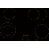 Respekta 15110000000726, Jeu de cuisinière Noir