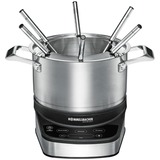 Rommelsbacher F 1200 appareil à fondue, raclette et wok 1,5 L 6 personne(s) Acier inoxydable/Noir, 6 personne(s), 1,5 L, Noir, Acier inoxydable, Rond, Acier inoxydable, Boutons