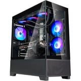 SilverStone Lucid 05 boîtier midi tower Noir | 2x USB-A | 1x USB-C | RGB | Verre Trempé