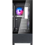 SilverStone Lucid 05 boîtier midi tower Noir | 2x USB-A | 1x USB-C | RGB | Verre Trempé