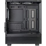 SilverStone  boîtier mini tower Noir | 2x USB-A | 1x USB-C | RGB | Verre Trempé