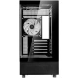 SilverStone  boîtier mini tower Noir | 2x USB-A | 1x USB-C | RGB | Verre Trempé