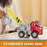 Spin Master Vehicule + Figurine Charlie Ruben & Compagnie, Jeu véhicule Vehicule + Figurine Charlie Ruben & Compagnie, Camion avec grue, 3 an(s), Plastique, Gris, Rouge, Jaune