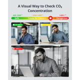 SwitchBot Meter Pro CO2, Mesureur de CO2 Blanc