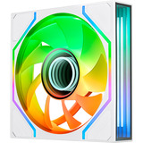 Thermaltake SWAFAN 120 EX INFINITY ARGB Sync Ventilateur de refroidissement PC ventilateur de boîtier Blanc, 124 x 120 x 28 mm