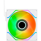 Thermaltake SWAFAN 120 EX INFINITY ARGB Sync Ventilateur de refroidissement PC ventilateur de boîtier Blanc, 124 x 120 x 28 mm