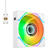 Thermaltake SWAFAN 120 EX INFINITY ARGB Sync Ventilateur de refroidissement PC ventilateur de boîtier Blanc, 124 x 120 x 28 mm
