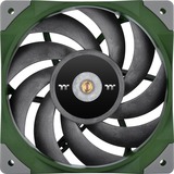 Thermaltake Toughfan 12 Racing Green High Static Pressure Radiator Fan Universel Ventilateur 12 cm Vert 1 pièce(s), Ventilateur de boîtier Vert, Ventilateur, 12 cm, 500 tr/min, 2000 tr/min, 58,35 cfm, Vert