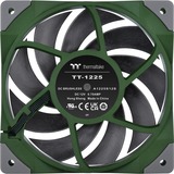 Thermaltake Toughfan 12 Racing Green High Static Pressure Radiator Fan Universel Ventilateur 12 cm Vert 1 pièce(s), Ventilateur de boîtier Vert, Ventilateur, 12 cm, 500 tr/min, 2000 tr/min, 58,35 cfm, Vert