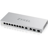 Zyxel XGS1010-12-ZZ0102F commutateur réseau Non-géré Gigabit Ethernet (10/100/1000) Gris, Switch Non-géré, Gigabit Ethernet (10/100/1000), Full duplex