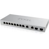 Zyxel XGS1010-12-ZZ0102F commutateur réseau Non-géré Gigabit Ethernet (10/100/1000) Gris, Switch Non-géré, Gigabit Ethernet (10/100/1000), Full duplex