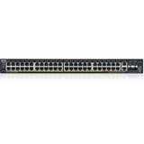 Zyxel XGS2220-54HP Géré L3 Gigabit Ethernet (10/100/1000) Connexion Ethernet, supportant l'alimentation via ce port (PoE), Switch Géré, L3, Gigabit Ethernet (10/100/1000), Connexion Ethernet, supportant l'alimentation via ce port (PoE), Grille de montage