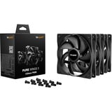 be quiet! Pure Wings 3, Ventilateur de boîtier Noir, 3 pièces