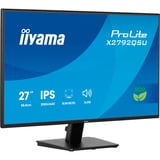 iiyama ProLite X2792QSU-B1 écran plat de PC 68,6 cm (27") 2560 x 1440 pixels Quad HD Noir Moniteur  Noir (Mat), 68,6 cm (27"), 2560 x 1440 pixels, Quad HD, 3 ms, Noir