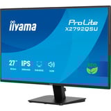 iiyama ProLite X2792QSU-B1 écran plat de PC 68,6 cm (27") 2560 x 1440 pixels Quad HD Noir Moniteur  Noir (Mat), 68,6 cm (27"), 2560 x 1440 pixels, Quad HD, 3 ms, Noir