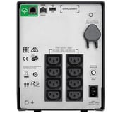 APC Smart-UPS SMC1500IC Alimentation de secours Noir, 8x C13, USB, SmartConnect, 1500 VA