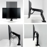 ARCTIC X1-3D 109,2 cm (43") Bureau Noir, Support de moniteur Noir (Mat), Pince, 10 kg, 109,2 cm (43"), 100 x 100 mm, Réglage de la hauteur, Noir