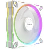 ASUS  Prime MR120 ARGB Reverse Fan ventilateur de boîtier Blanc, 120 x 120 x 28 mm, Ventilateur, 12 cm, Blanc