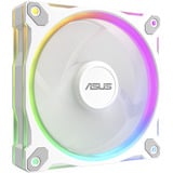 ASUS  Prime MR120 ARGB Reverse Fan ventilateur de boîtier Blanc, 120 x 120 x 28 mm, Ventilateur, 12 cm, Blanc