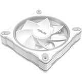 ASUS  Prime MR120 ARGB Reverse Fan ventilateur de boîtier Blanc, 120 x 120 x 28 mm, Ventilateur, 12 cm, Blanc