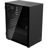 Aerocool CS111 Mini Tower Noir, boîtier pc Noir | 3x USB-A | Window