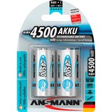 Ansmann maxE 4500mAh NiMh, Batterie Argent, C, Hybrides nickel-métal (NiMH), 1,2 V, 4500 mAh, 25,8 x 25,8 x 50 mm