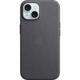 Apple Coque en tissage fin avec MagSafe pour iPhone 15, Housse/Étui smartphone Noir