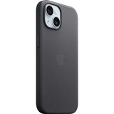 Apple Coque en tissage fin avec MagSafe pour iPhone 15, Housse/Étui smartphone Noir