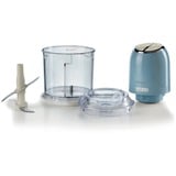 Ariete 0438/05 0,6 L 400 W Bleu clair, Broyeur Bleu clair/crème, 0,6 L, Bleu clair, Acier inoxydable, Boutons, 400 W, 125 mm