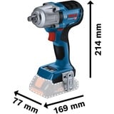 Bosch Clé à chocs sans fil GDS 18V-450 HC Professional, 18 volts, Visseuse à choc Bleu/Noir